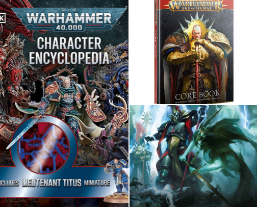 The Warhammer Wishlist: Lore & Launch Into the Mortal Realms cover photo collage