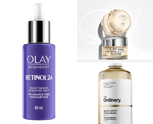 Skin care cover photo collage