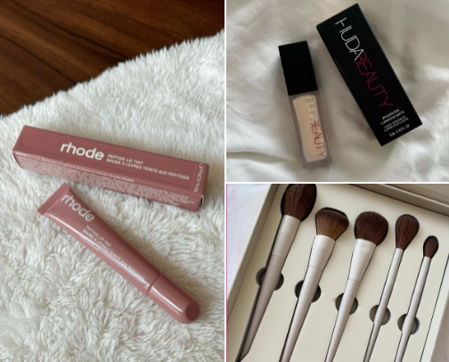 Makeup thats currently in my makeup bag💄 cover photo collage