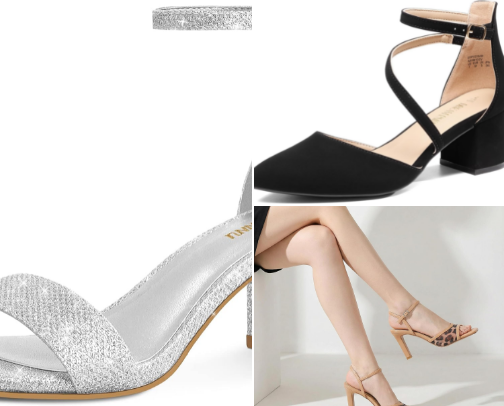 Shoes to go with that dress cover photo collage