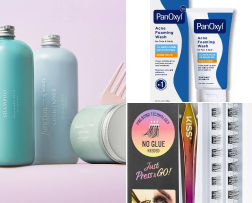 BEAUTY + SKINCARE cover photo collage