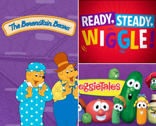 Low-stim show list for your toddlers cover photo collage