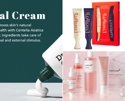 Korean Skincare cover photo collage