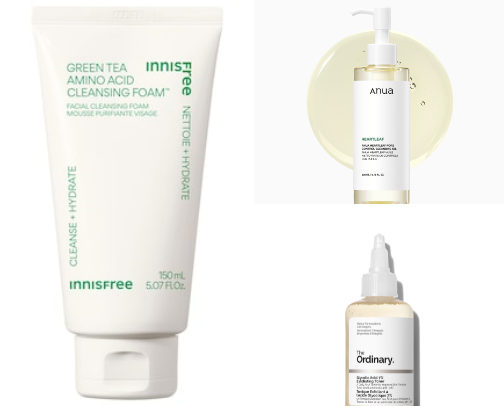 Skincare cover photo collage