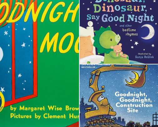 Bedtime Board Books for 1-3 year olds cover photo collage