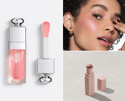 Beauty products ✨ cover photo collage