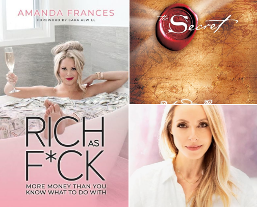 My Go-To Manifestation Books - Begginer friendly cover photo collage