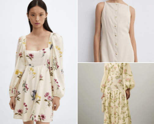 Floral Vintage Outfit cover photo collage