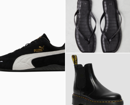 go-to shoes 🩴🩰 cover photo collage