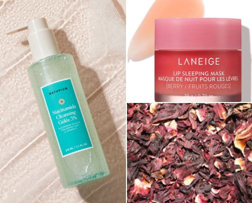 30, Flirty, & Thriving—Beauty Must-Haves cover photo collage