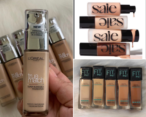 Foundations That Actually Look Good On Skin ✨✨ cover photo collage