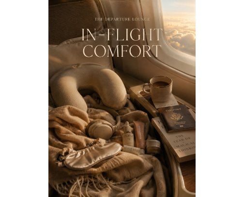 In-Flight Comfort cover photo collage