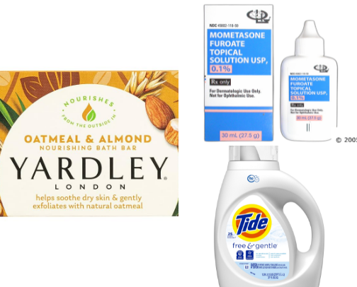 Products to use for Eczema cover photo collage