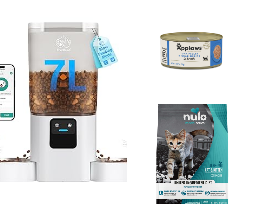 Kitty products cover photo collage