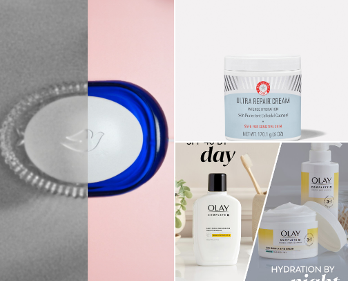 skincare i actually trust ✨ cover photo collage