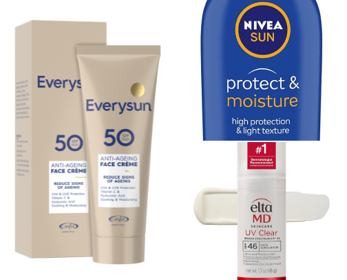Affordable sunscreen🧴🌞 cover photo collage