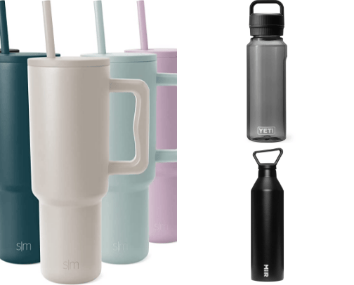 Waterbottles cover photo collage