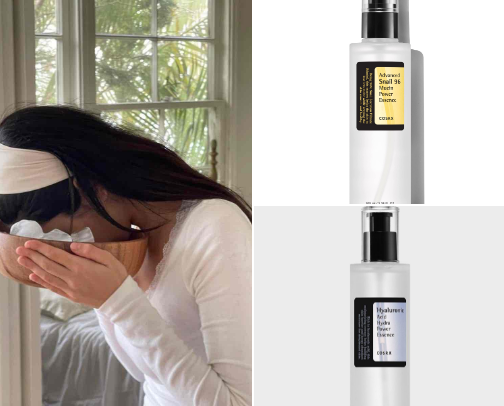 my skincare favs cover photo collage