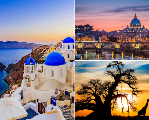 Travel - My Bucket List cover photo collage