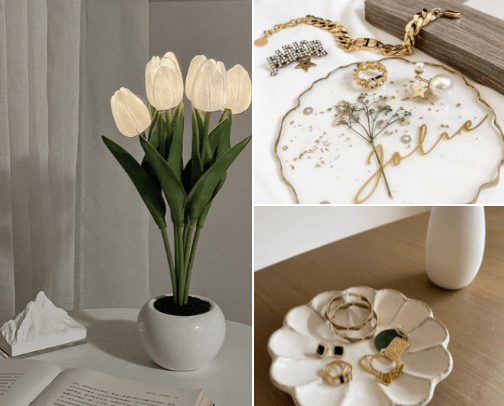 Spring decor cover photo collage