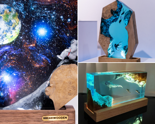 Exquisite Epoxy & Resin Creations for Home and Living cover photo collage
