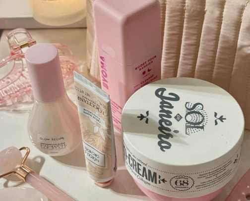 top 5 skincare products under 10$ that litterally saved my skin🌟 cover photo collage