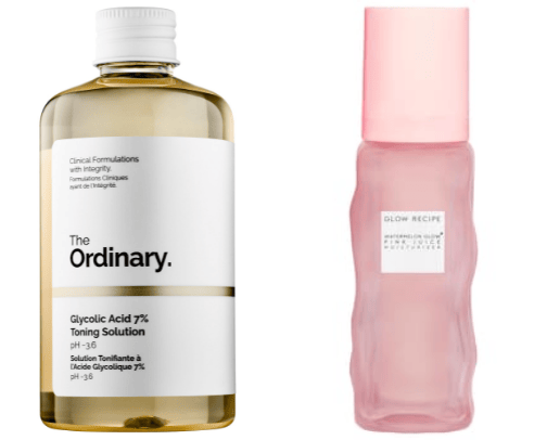 Fav skincare cover photo collage