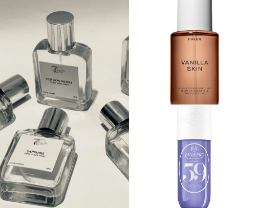 Stunning signature scents cover photo collage