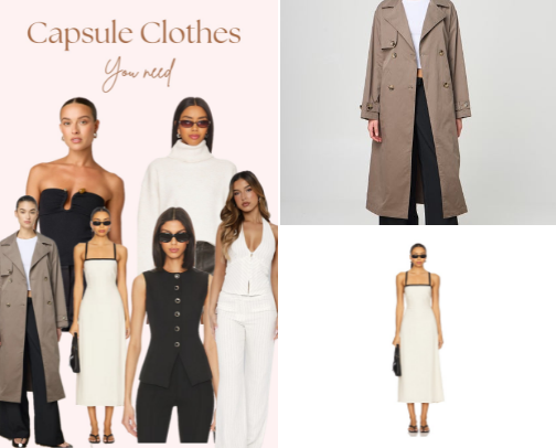 Effortless Style: Capsule Essentials You Need cover photo collage