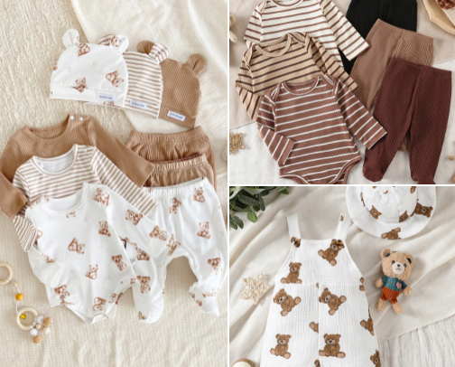 Baby essentials 🥰 cover photo collage