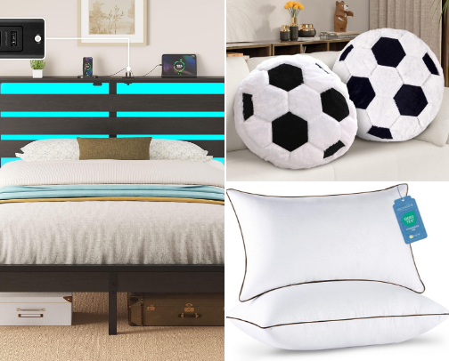 Soccer bedroom cover photo collage