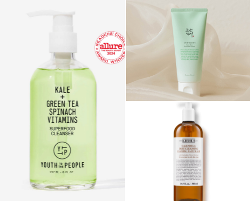 Naturally Clean: My Go-To Facial Cleansers cover photo collage