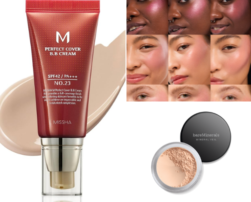 great everyday makeup products! cover photo collage