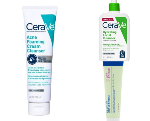 Sensitive Skincare Routine that Cleared my Acne cover photo collage