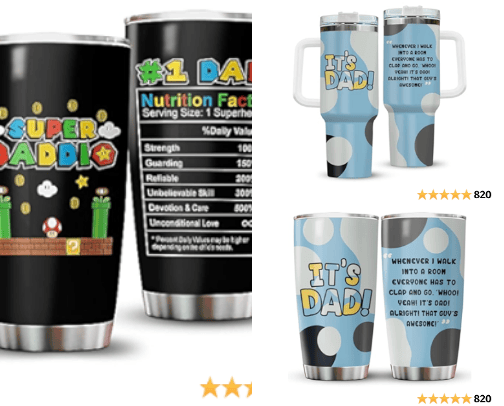 Awesome Fathers Day Gifts cover photo collage