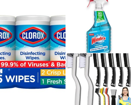 Cleaning ESSENTIALS cover photo collage