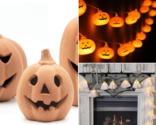 Getting Ready for Spooky Season cover photo collage