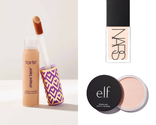 Makeup product recommendations cover photo collage