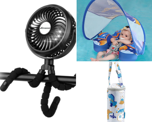 Summer baby must haves!💗 cover photo collage