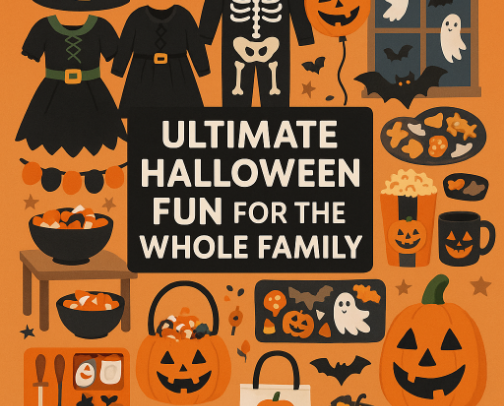 Halloween Fun for the Whole Family cover photo collage