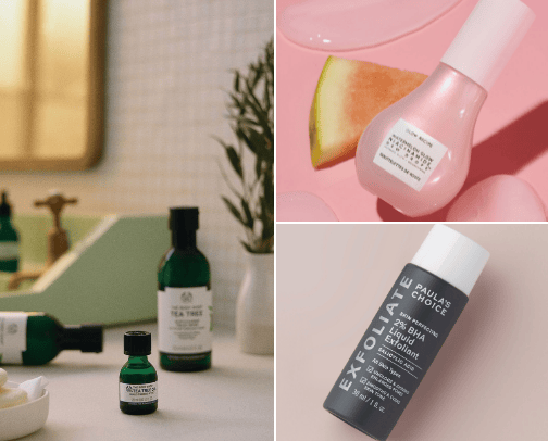 Skincare favs✨ cover photo collage