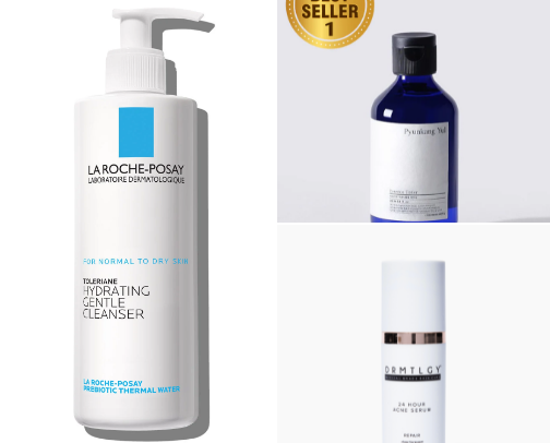 Favorite Skincare Products cover photo collage