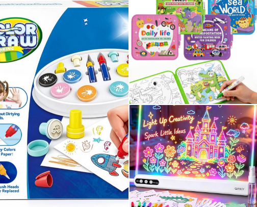 Toddler arts and crafts cover photo collage
