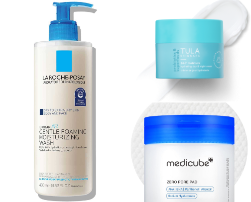 Skincare must haves! cover photo collage