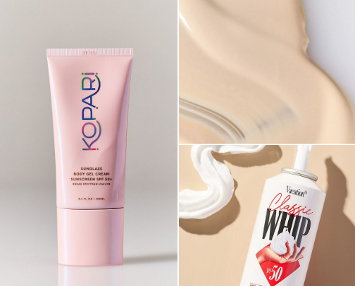 Give your skin the summer protection it deserves. cover photo collage