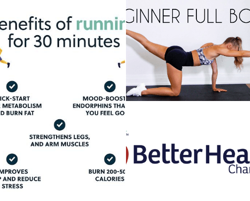 Be sporty, be healthy cover photo collage