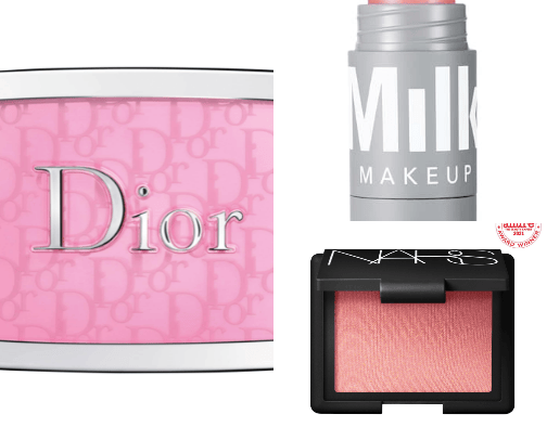 Make up blush cover photo collage