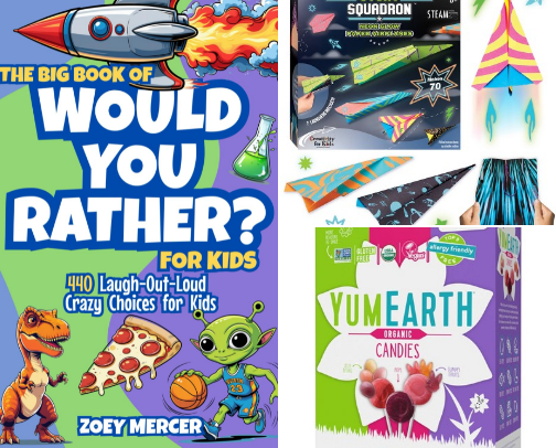 Easter Basket Stuffers for Boys (Age 5+) cover photo collage