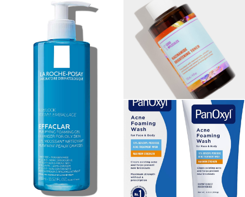 Skincare/ Acne-Oily Prone cover photo collage