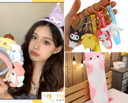 Pernak pernik lucu cover photo collage